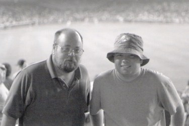 Yankee Stadium - Dad and Aaron