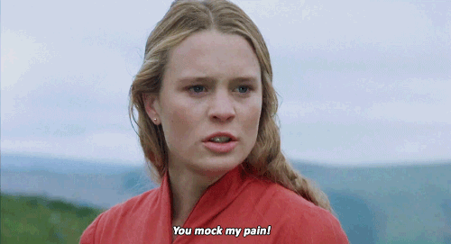 No, I don't. I just don't believe that I'm to blame for it.