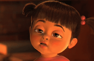Monsters Inc - Boo Is Bored.gif