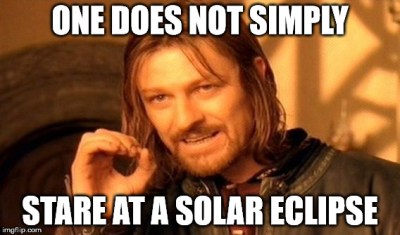 Solar Eclipse - Don't Stare