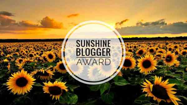 Sunshine Blogger Award 2